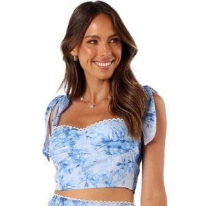 NEW Petal & Pup Elle Floral Print Top Size M